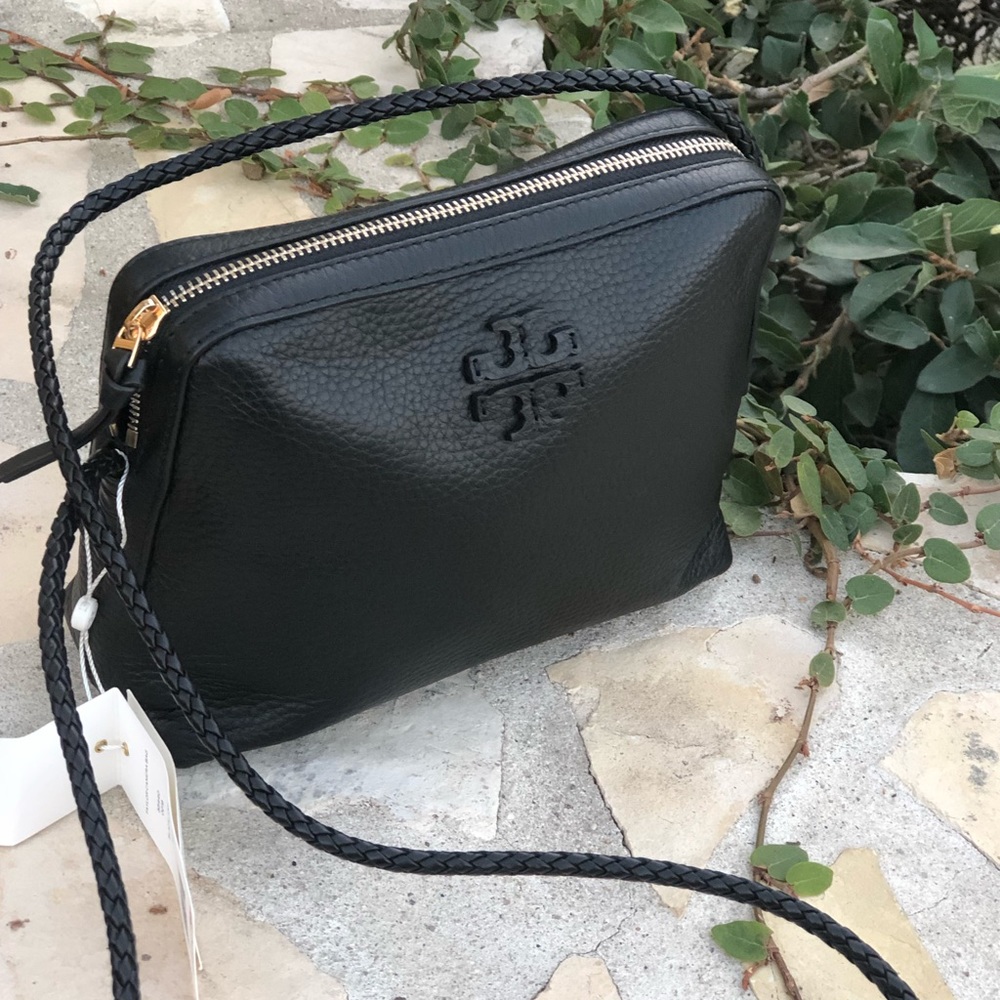 NWT Tory Burch Tailor braided camera bag Crossbody - Picture 2 of 8